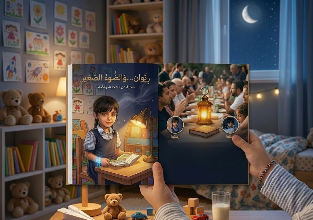 طفل يقرأ كتاب